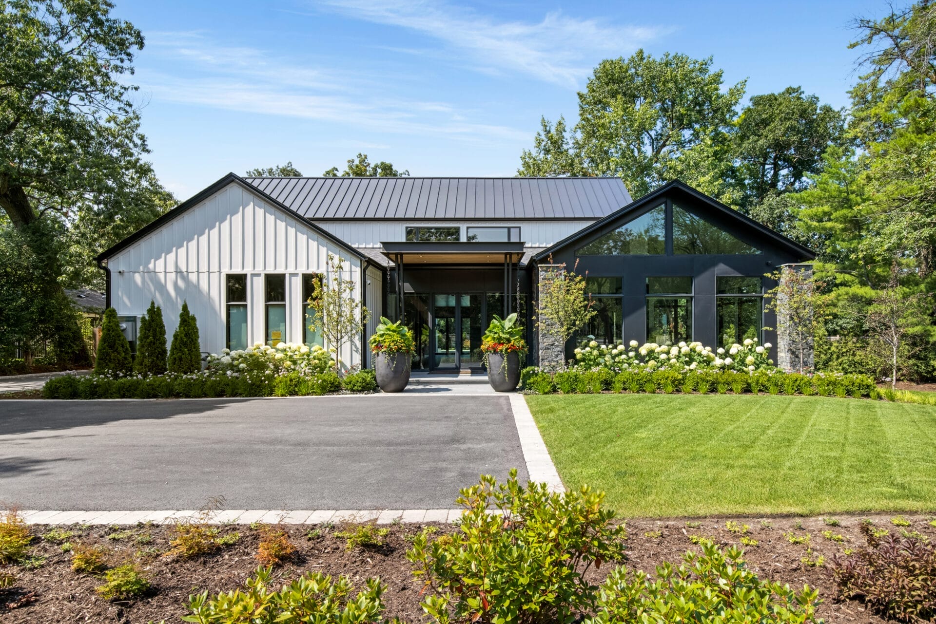 Stunning Modern Custom Home in Winnetka built by Michael Bennett Homes