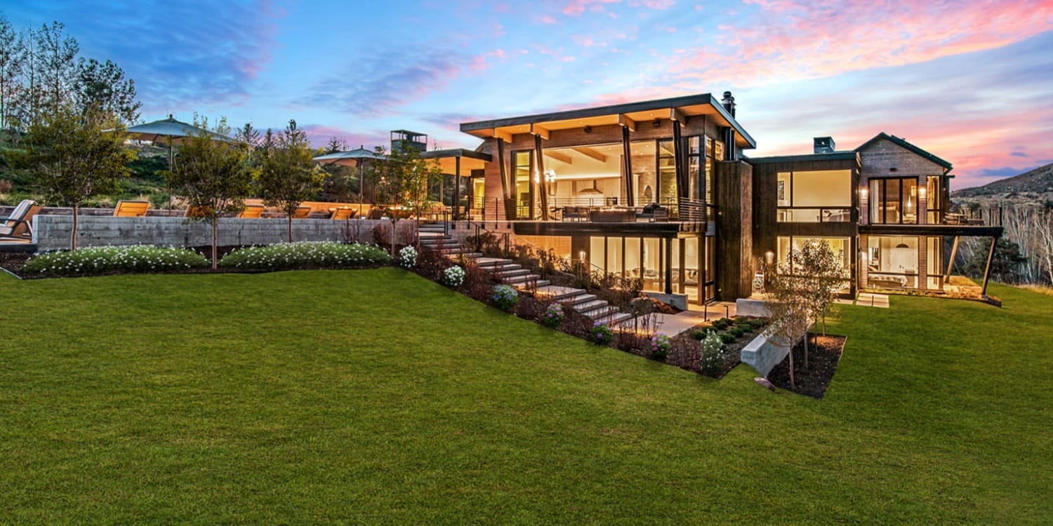 Image of a custom mountain contemporary styled home in Aspen, Colorado
